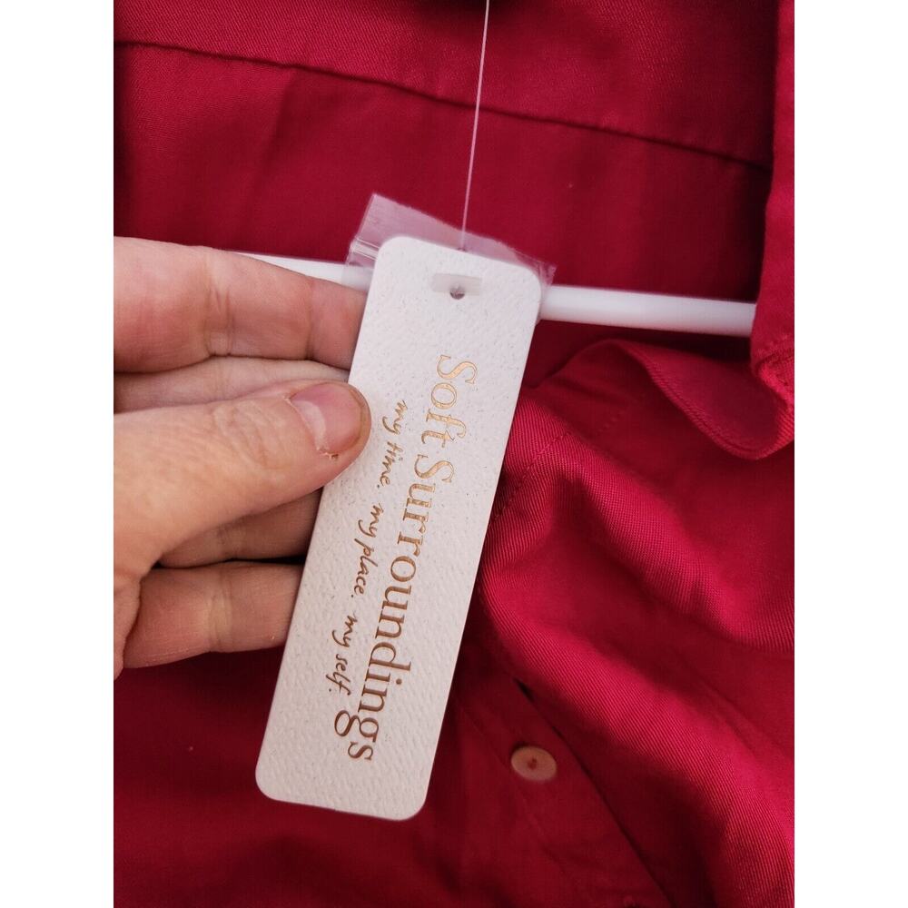 Soft Surroundings Boho Asymmetrical‎ Button Down … - image 7